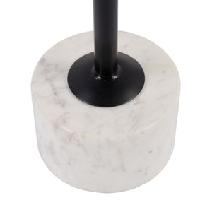 Butler Specialty Graham Round Marble And Iron Side Table - Elegant Design For Stylish Living Spaces And Home Decor Black And White Marble,Iron,Mdf 5832389-butler