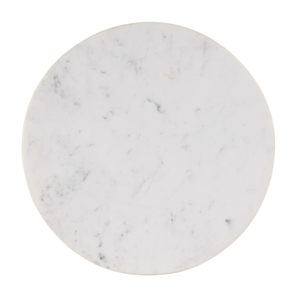 Butler Specialty Graham Round Marble And Iron Side Table - Elegant Design For Stylish Living Spaces And Home Decor Black And White Marble,Iron,Mdf 5832389-butler