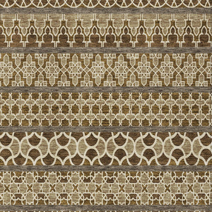 Homeroots 3' Artichoke Green Quatrefoil Washable Area Rug – Elegant Indoor Outdoor Design For Any Space 10' X 14' Polyester 583239