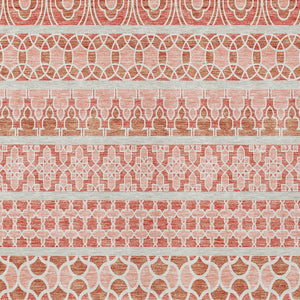 Homeroots 3' Artichoke Green Quatrefoil Washable Area Rug – Elegant Indoor Outdoor Design For Any Space 8' X 10' Polyester 583249