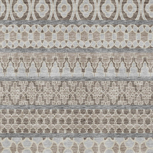 Homeroots 3' Artichoke Green Quatrefoil Washable Area Rug – Elegant Indoor Outdoor Design For Any Space 3' X 5' Polyester 583258