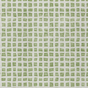 Homeroots 3' Artichoke Green And Ivory Geometric Washable Area Rug For Indoor And Outdoor Spaces, Durable Design 9' X 12' Polyester 583268