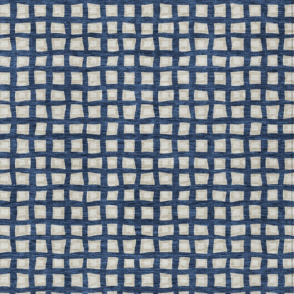 Homeroots 3' Artichoke Green And Ivory Geometric Washable Area Rug For Indoor And Outdoor Spaces, Durable Design 5' X 8' Polyester 583277