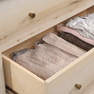 English Elm 4-Drawer Chest In Warm Brown - Versatile Storage Solution For Bedrooms, Living Rooms & Entryways B356P402796