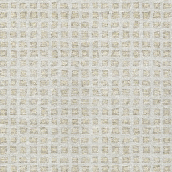 Homeroots 3' Artichoke Green And Ivory Geometric Washable Area Rug For Indoor And Outdoor Spaces, Durable Design 5' X 8' Polyester 583301