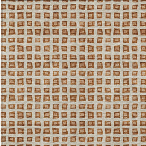 Homeroots 3' Artichoke Green And Ivory Geometric Washable Area Rug For Indoor And Outdoor Spaces, Durable Design 5' X 8' Polyester 583313