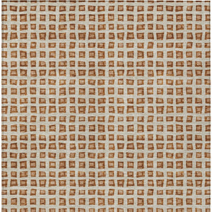 Homeroots 3' Artichoke Green And Ivory Geometric Washable Area Rug For Indoor And Outdoor Spaces, Durable Design 9' X 12' Polyester 583316