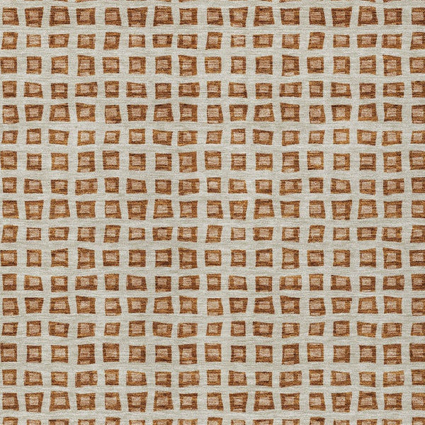 Homeroots 3' Artichoke Green And Ivory Geometric Washable Area Rug For Indoor And Outdoor Spaces, Durable Design 10' X 14' Polyester 583317