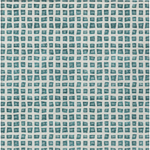 Homeroots 3' Artichoke Green And Ivory Geometric Washable Area Rug For Indoor And Outdoor Spaces, Durable Design 5' X 8' Polyester 583319