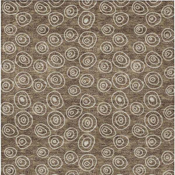 Homeroots 3' Stylish Black Gray And Ivory Geometric Washable Indoor Outdoor Area Rug For Any Space 3' X 5' Polyester 583330