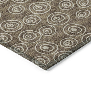 Homeroots 3' Stylish Black Gray And Ivory Geometric Washable Indoor Outdoor Area Rug For Any Space 10' X 14' Polyester 583335