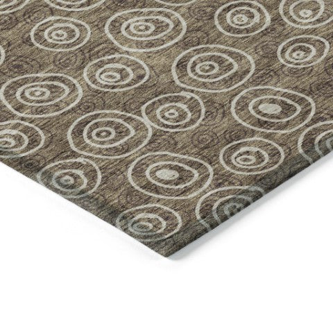 Homeroots 3' Stylish Black Gray And Ivory Geometric Washable Indoor Outdoor Area Rug For Any Space 10' X 14' Polyester 583335