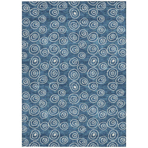 Homeroots 3' Stylish Black Gray And Ivory Geometric Washable Indoor Outdoor Area Rug For Any Space 5' X 8' Polyester 583337