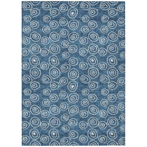 Homeroots 3' Stylish Black Gray And Ivory Geometric Washable Indoor Outdoor Area Rug For Any Space 8' X 10' Polyester 583339