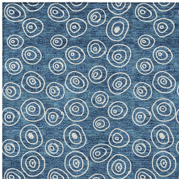 Homeroots 3' Stylish Black Gray And Ivory Geometric Washable Indoor Outdoor Area Rug For Any Space 9' X 12' Polyester 583340