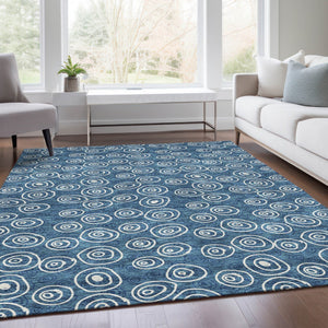 Homeroots 3' Stylish Black Gray And Ivory Geometric Washable Indoor Outdoor Area Rug For Any Space 9' X 12' Polyester 583340