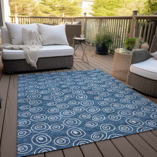 Homeroots 3' Stylish Black Gray And Ivory Geometric Washable Indoor Outdoor Area Rug For Any Space 10' X 14' Polyester 583341