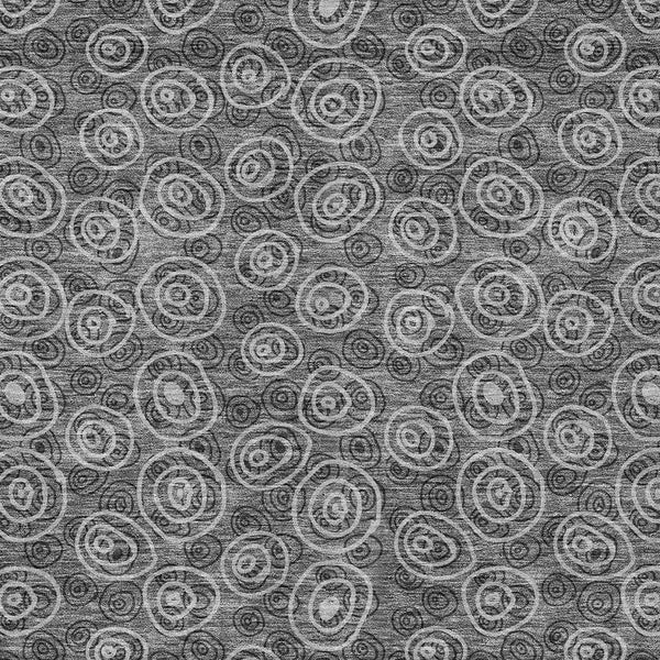 Homeroots 3' Stylish Black Gray And Ivory Geometric Washable Indoor Outdoor Area Rug For Any Space 8' X 10' Polyester 583357