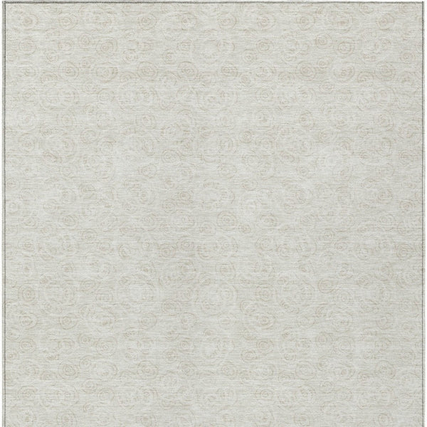 Homeroots 3' Stylish Black Gray And Ivory Geometric Washable Indoor Outdoor Area Rug For Any Space 8' X 10' Polyester 583363