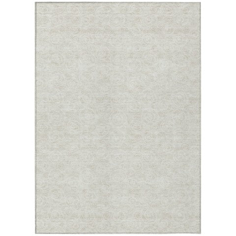 Homeroots 3' Stylish Black Gray And Ivory Geometric Washable Indoor Outdoor Area Rug For Any Space 8' X 10' Polyester 583363