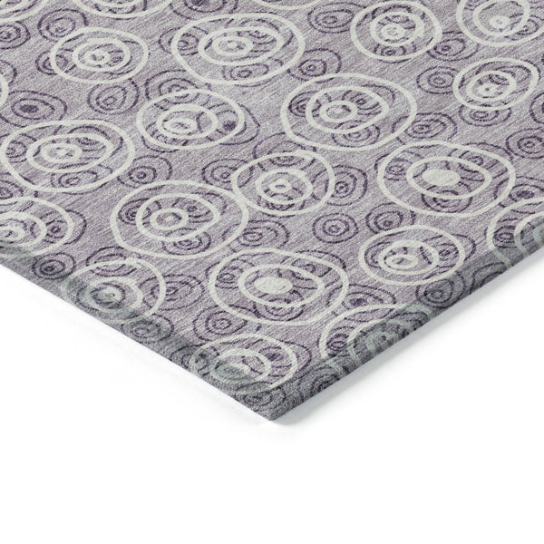 Homeroots 3' Stylish Black Gray And Ivory Geometric Washable Indoor Outdoor Area Rug For Any Space 3' X 5' Polyester 583366