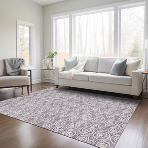 Homeroots 3' Stylish Black Gray And Ivory Geometric Washable Indoor Outdoor Area Rug For Any Space 3' X 5' Polyester 583366