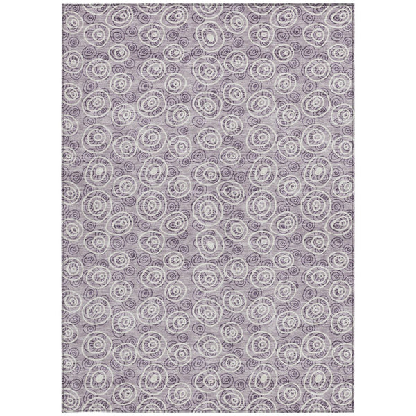 Homeroots 3' Stylish Black Gray And Ivory Geometric Washable Indoor Outdoor Area Rug For Any Space 8' X 10' Polyester 583369