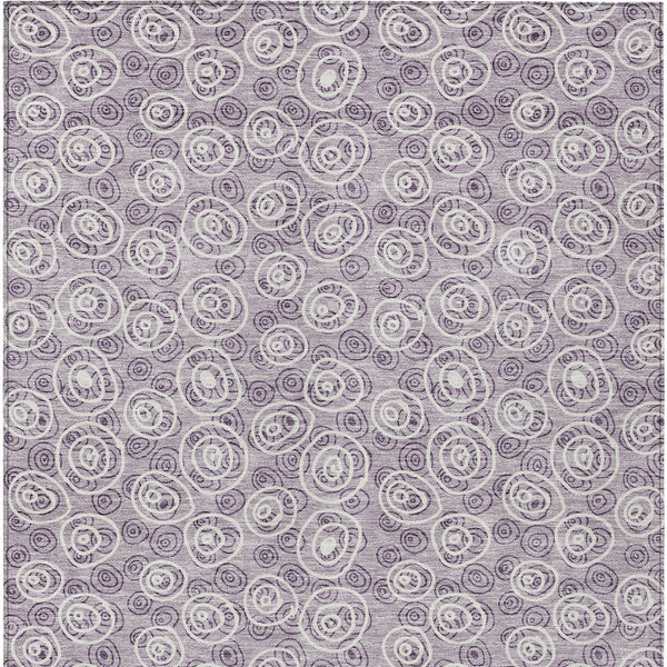 Homeroots 3' Stylish Black Gray And Ivory Geometric Washable Indoor Outdoor Area Rug For Any Space 8' X 10' Polyester 583369