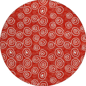 Homeroots 3' Stylish Black Gray And Ivory Geometric Washable Indoor Outdoor Area Rug For Any Space 8' Round Polyester 583386