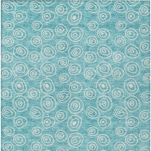 Homeroots 3' Stylish Black Gray And Ivory Geometric Washable Indoor Outdoor Area Rug For Any Space 5' X 8' Polyester 583391