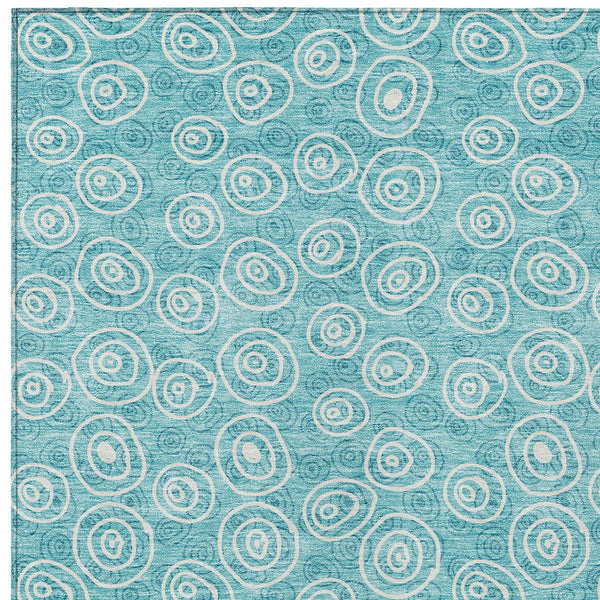 Homeroots 3' Stylish Black Gray And Ivory Geometric Washable Indoor Outdoor Area Rug For Any Space 9' X 12' Polyester 583394