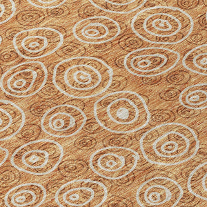 Homeroots 3' Stylish Black Gray And Ivory Geometric Washable Indoor Outdoor Area Rug For Any Space 8' Round Polyester 583398