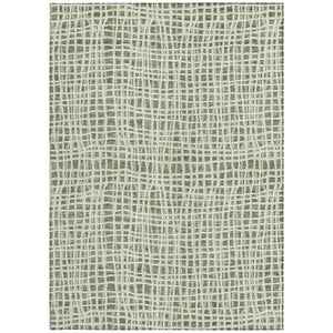 Homeroots 3' Stylish Black Gray And Ivory Striped Washable Rug For Indoor And Outdoor Spaces, Durable Design 3' X 5' Polyester 583420
