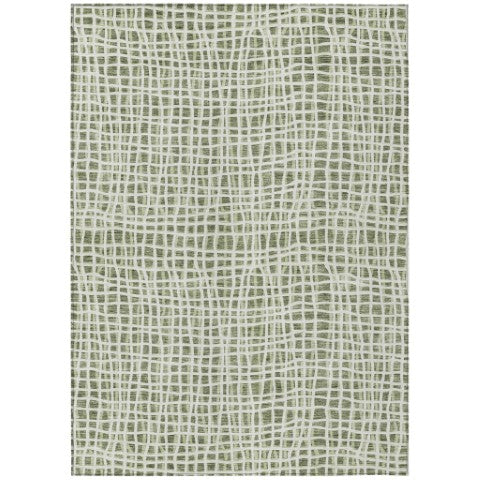 Homeroots 3' Stylish Black Gray And Ivory Striped Washable Rug For Indoor And Outdoor Spaces, Durable Design 3' X 5' Polyester 583420