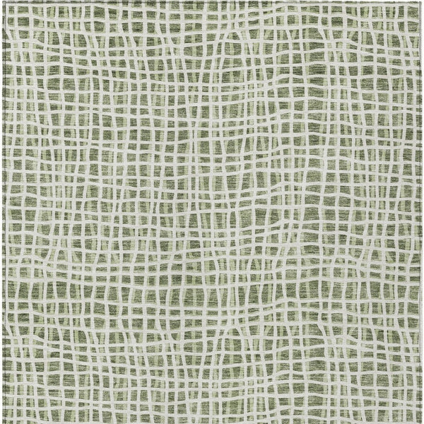 Homeroots 3' Stylish Black Gray And Ivory Striped Washable Rug For Indoor And Outdoor Spaces, Durable Design 9' X 12' Polyester 583424