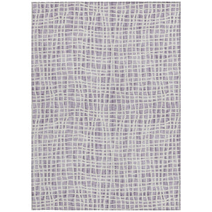 Homeroots 3' Stylish Black Gray And Ivory Striped Washable Rug For Indoor And Outdoor Spaces, Durable Design 10' X 14' Polyester 583443