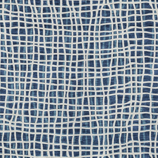 Homeroots 3' Stylish Black Gray And Ivory Striped Washable Rug For Indoor And Outdoor Spaces, Durable Design 9' X 12' Polyester 583448