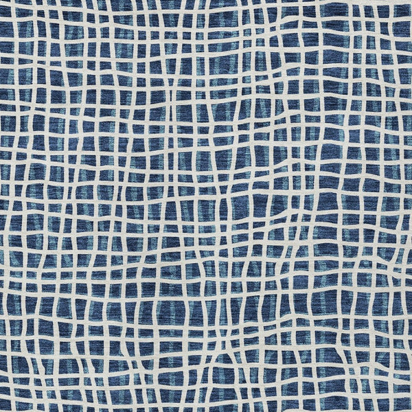 Homeroots 3' Stylish Black Gray And Ivory Striped Washable Rug For Indoor And Outdoor Spaces, Durable Design 10' X 14' Polyester 583449