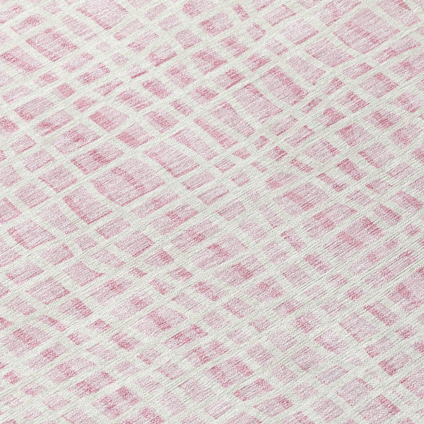 Homeroots 3' Stylish Black Gray And Ivory Striped Washable Rug For Indoor And Outdoor Spaces, Durable Design 8' Round Polyester 583452