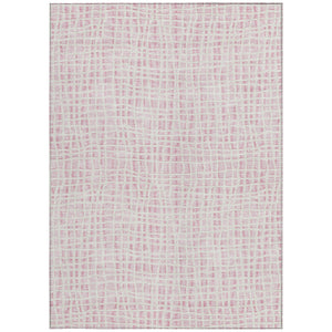 Homeroots 3' Stylish Black Gray And Ivory Striped Washable Rug For Indoor And Outdoor Spaces, Durable Design 8' X 10' Polyester 583453