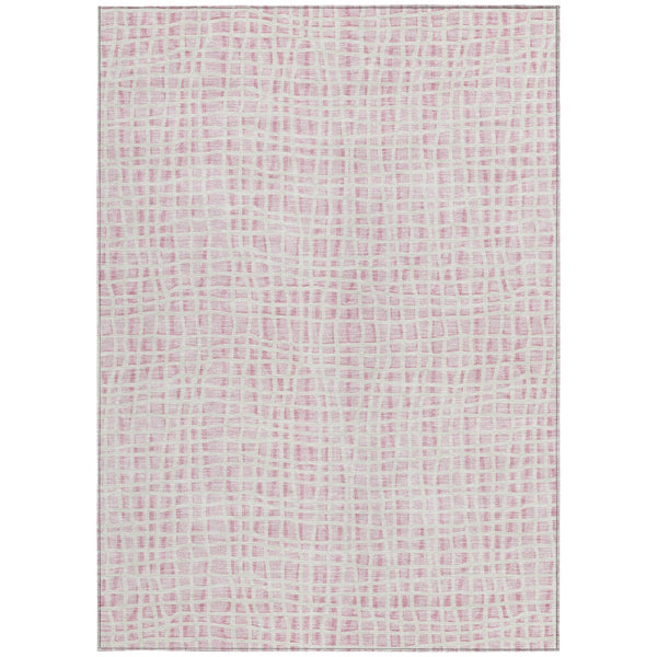 Homeroots 3' Stylish Black Gray And Ivory Striped Washable Rug For Indoor And Outdoor Spaces, Durable Design 10' X 14' Polyester 583455