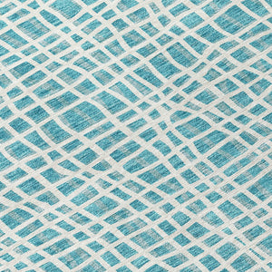 Homeroots 3' Stylish Black Gray And Ivory Striped Washable Rug For Indoor And Outdoor Spaces, Durable Design 8' X 10' Polyester 583465