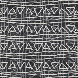 Homeroots 3' Black Gray Ivory Geometric Washable Area Rug For Indoor Outdoor Spaces - Durable & Stylish! 3' X 5' Polyester 583474