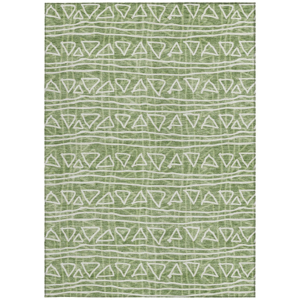 Homeroots 3' Black Gray Ivory Geometric Washable Area Rug For Indoor Outdoor Spaces - Durable & Stylish! 3' X 5' Polyester 583492