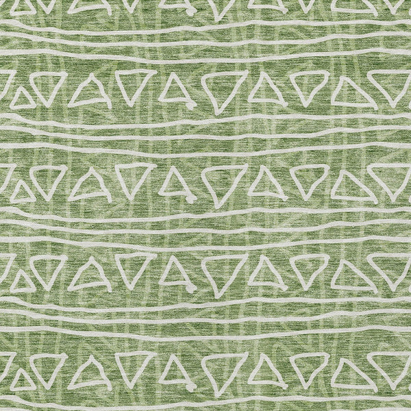 Homeroots 3' Black Gray Ivory Geometric Washable Area Rug For Indoor Outdoor Spaces - Durable & Stylish! 5' X 8' Polyester 583493