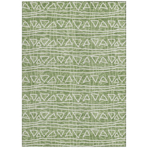 Homeroots 3' Black Gray Ivory Geometric Washable Area Rug For Indoor Outdoor Spaces - Durable & Stylish! 9' X 12' Polyester 583496