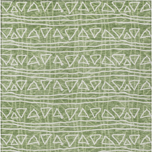 Homeroots 3' Black Gray Ivory Geometric Washable Area Rug For Indoor Outdoor Spaces - Durable & Stylish! 10' X 14' Polyester 583497