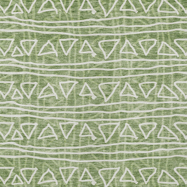 Homeroots 3' Black Gray Ivory Geometric Washable Area Rug For Indoor Outdoor Spaces - Durable & Stylish! 10' X 14' Polyester 583497