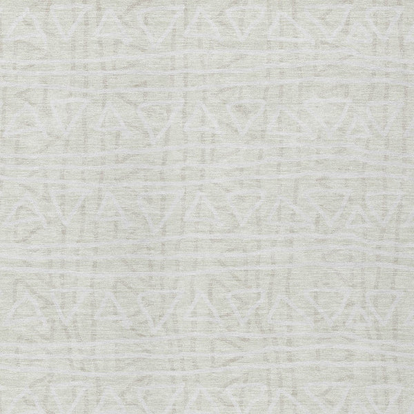 Homeroots 3' Black Gray Ivory Geometric Washable Area Rug For Indoor Outdoor Spaces - Durable & Stylish! 3' X 5' Polyester 583504
