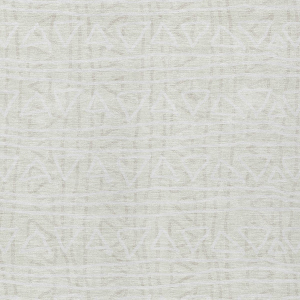 Homeroots 3' Black Gray Ivory Geometric Washable Area Rug For Indoor Outdoor Spaces - Durable & Stylish! 10' X 14' Polyester 583509